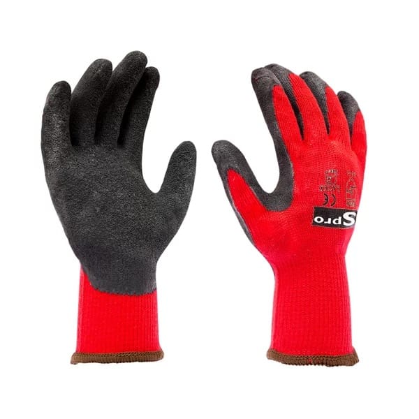 GUANTE PALMA LATEX AMARILLO/ROJO SPRO TALLA M y L - Imagen 2