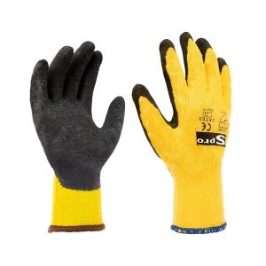GUANTE PALMA LATEX AMARILLO/ROJO SPRO TALLA M y L